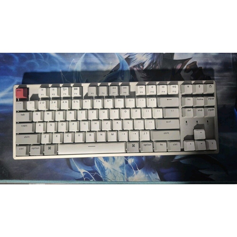 Keychron K8 Wireless Mechanical Keyboard K8 Optical White Backlight Red Switch